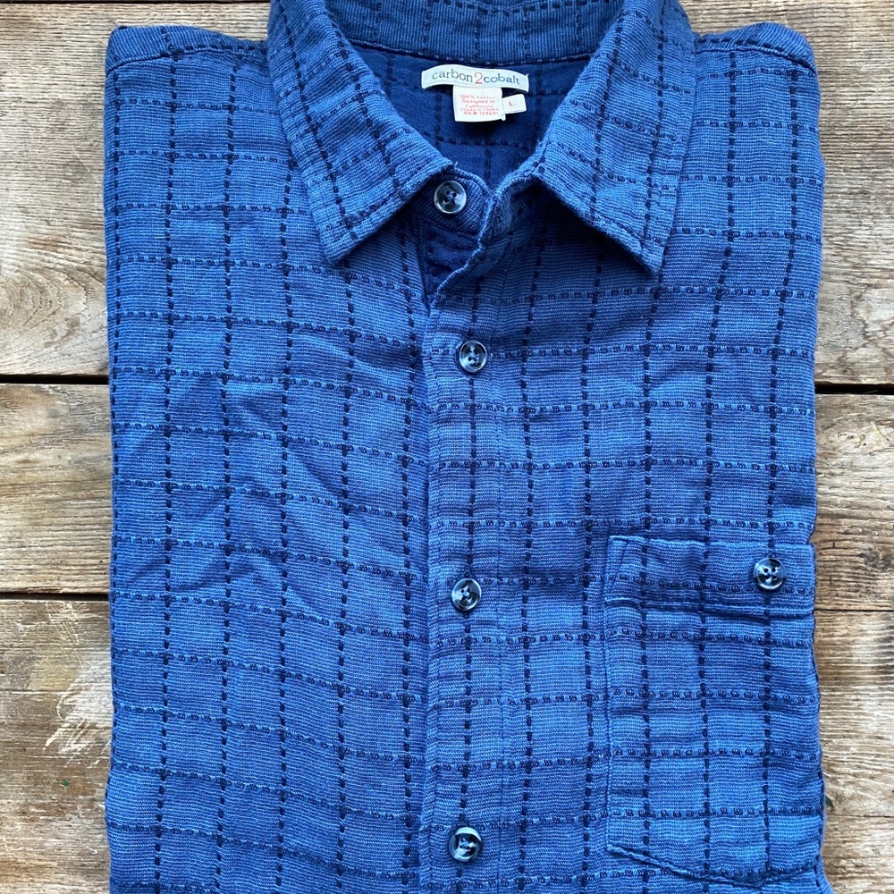 Men’s Carbon2Cobalt Button Down